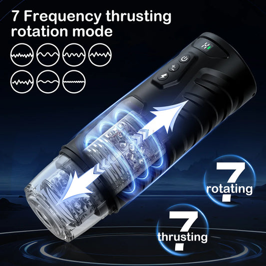 Automatic Male Masturbator Sex Toys for Men Adult Toy Male Sex Toys Hands Free Pocket Pussy Sex Machine Suction Electric Penis